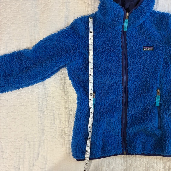 Patagonia Retro-X Fleece Hoodie Cardigan,  Women Small, Oasis Blue, EUC - Picture 5 of 10